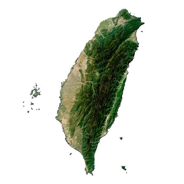 Taiwan relief map