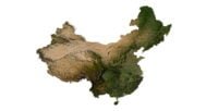 China terrain 3D model