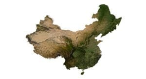 China 3D model terrain | Custom 3D Models and 3D Maps