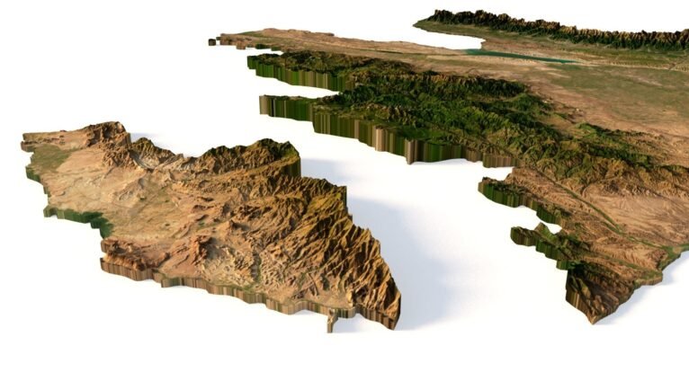 Azerbaijan's terrain comes to life in 3D