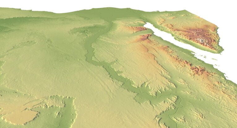 Egypt 3D map