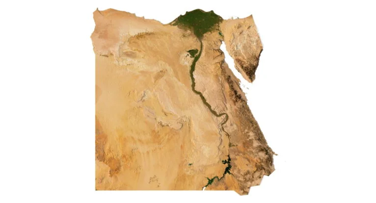 Egypt 3D elevation model