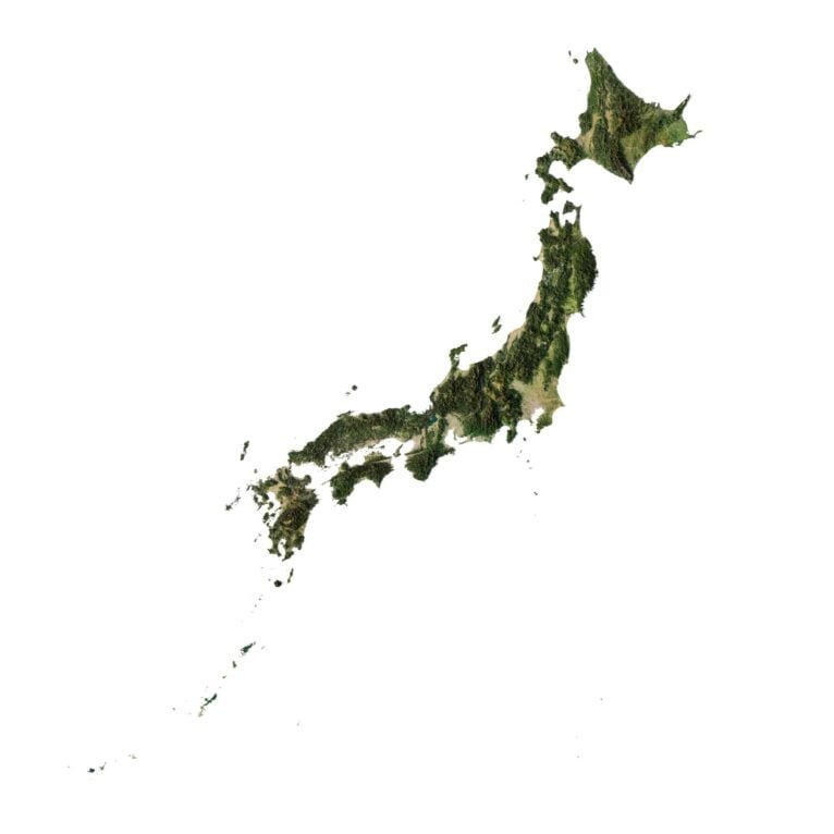 Buy 3D models of Japan's terrain
