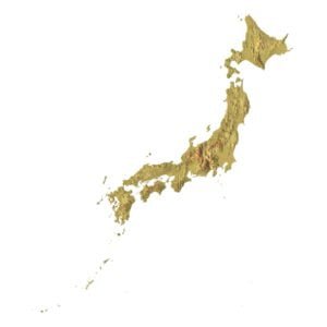 Japan's landscape in 3D