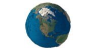 Detailed 3D elevation model of Earth