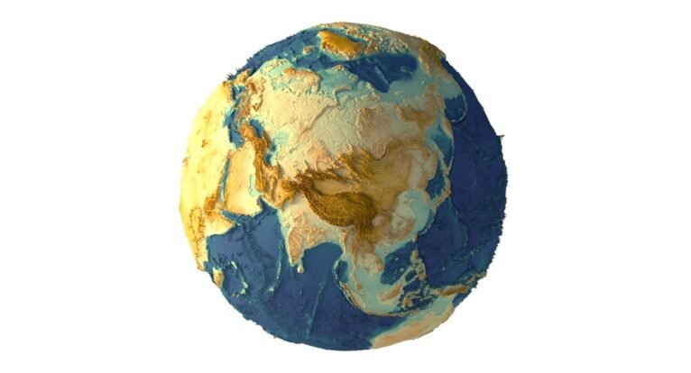 OBJ 3D model of Earth terrain