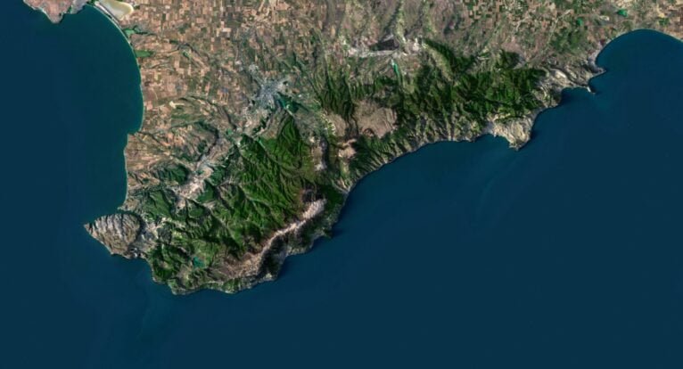 Realistic 3D model of Crimea terrain