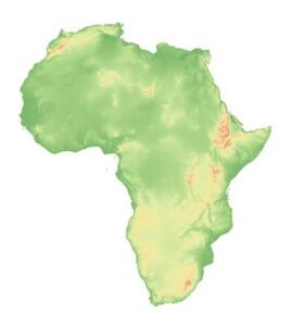 Buy high-quality Africa 3D Model Terrain for 3D Design and Art