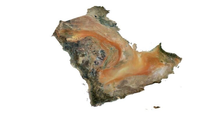 Arabian Peninsula terrain
