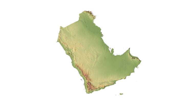 Arabian Peninsula 3D model