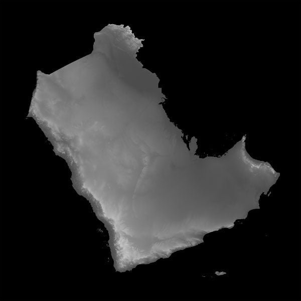 Arabian Peninsula DEM