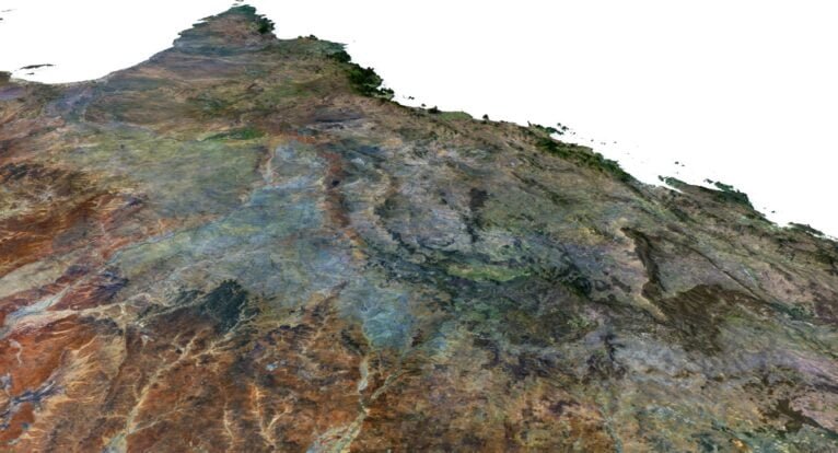Australia 3D map