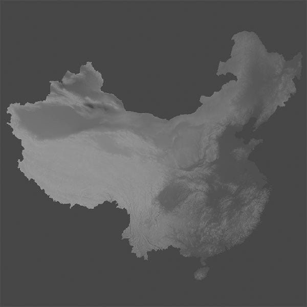 China Height Map