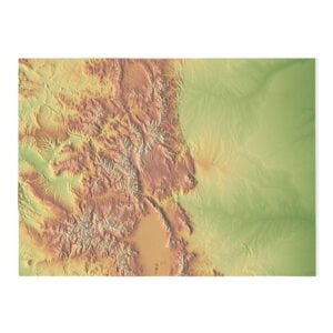 Colorado 3D model terrain