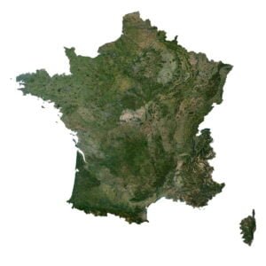 France 3D model terrain