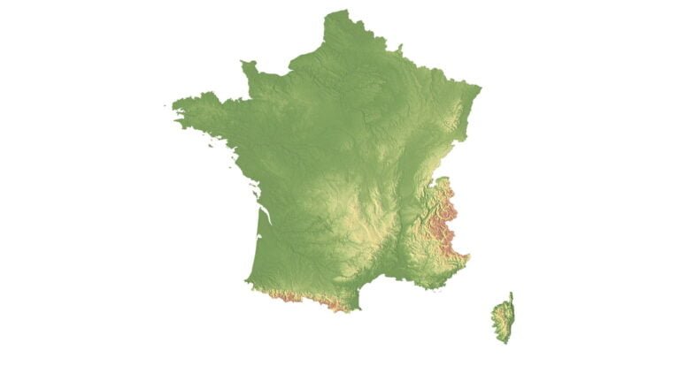 France map 3d model