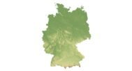 Germany map 3d model