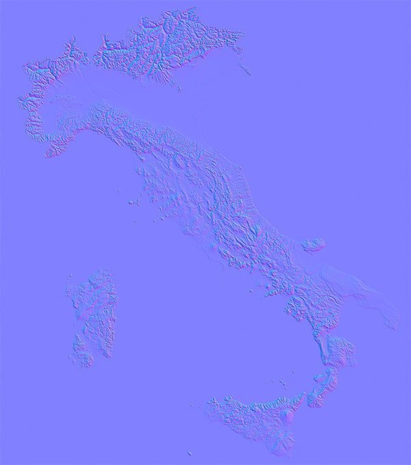 Italy Normal MAP