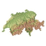 Switzerland 3D model