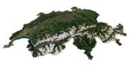 Topographic map Switzerland