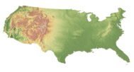 Buy 3D models of United States terrain