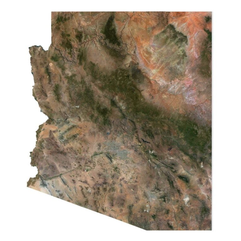 Arizona 3D model terrain