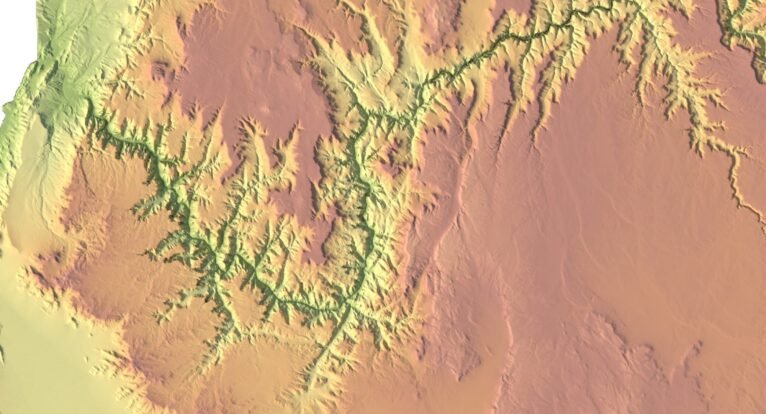 Arizona relief map