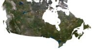Canada 3D map