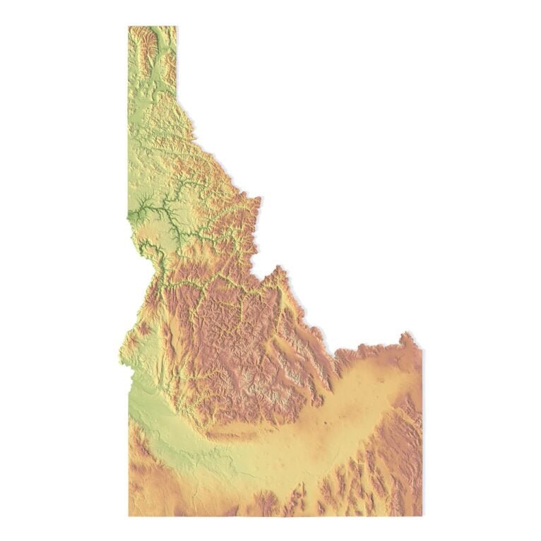 Idaho 3D model