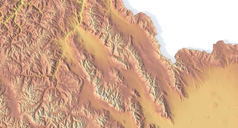 Idaho 3D elevation model