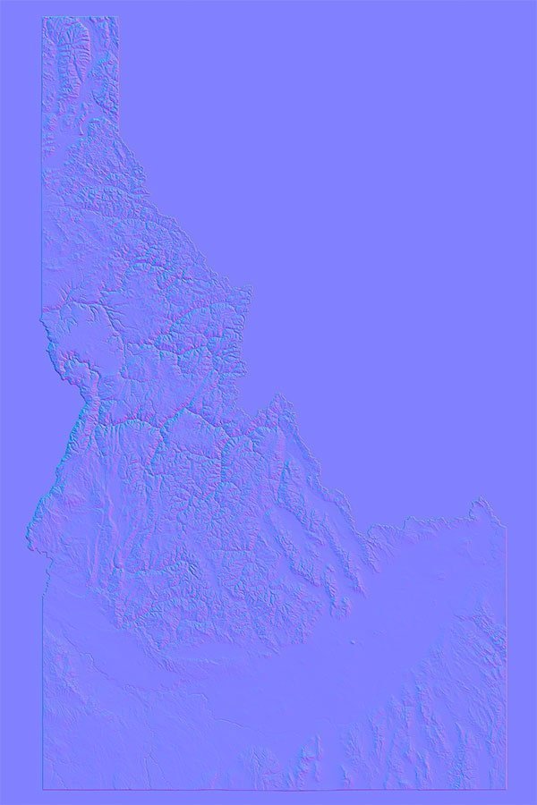 Idaho Normal Map