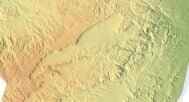 Topographic map Israil