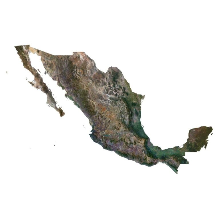 Mexico 3D model terrain