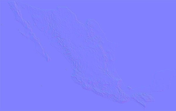 Mexico Normal Map