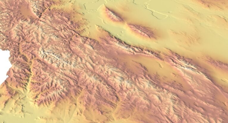 Buy 3D models of Mongolia terrain