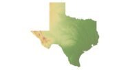 Texas map 3d model