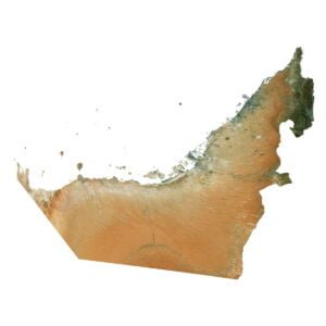 UAE 3D model terrain