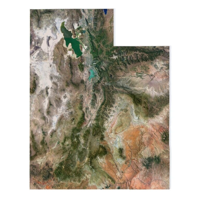 Utah 3D model terrain