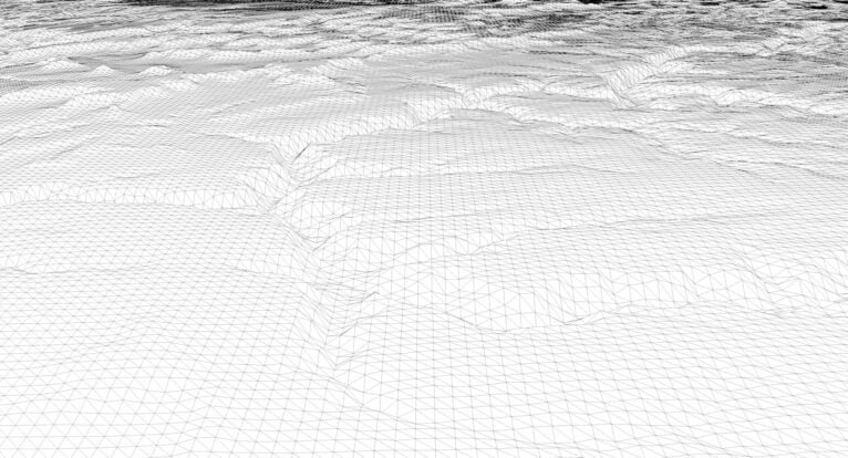 3D terrain model of Utah