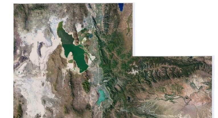 Utah 3D map