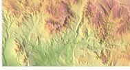 Topographic map Utah