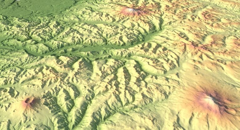Buy 3D models of Washington terrain