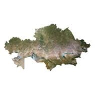 Kazakhstan 3D model terrain