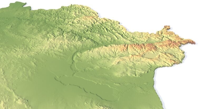 Buy 3D models of Kazakhstan terrain