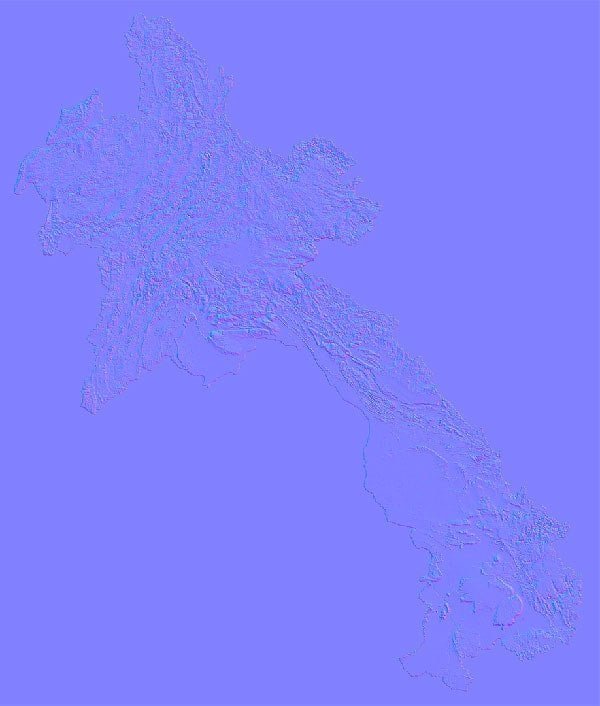Laos Normal Map