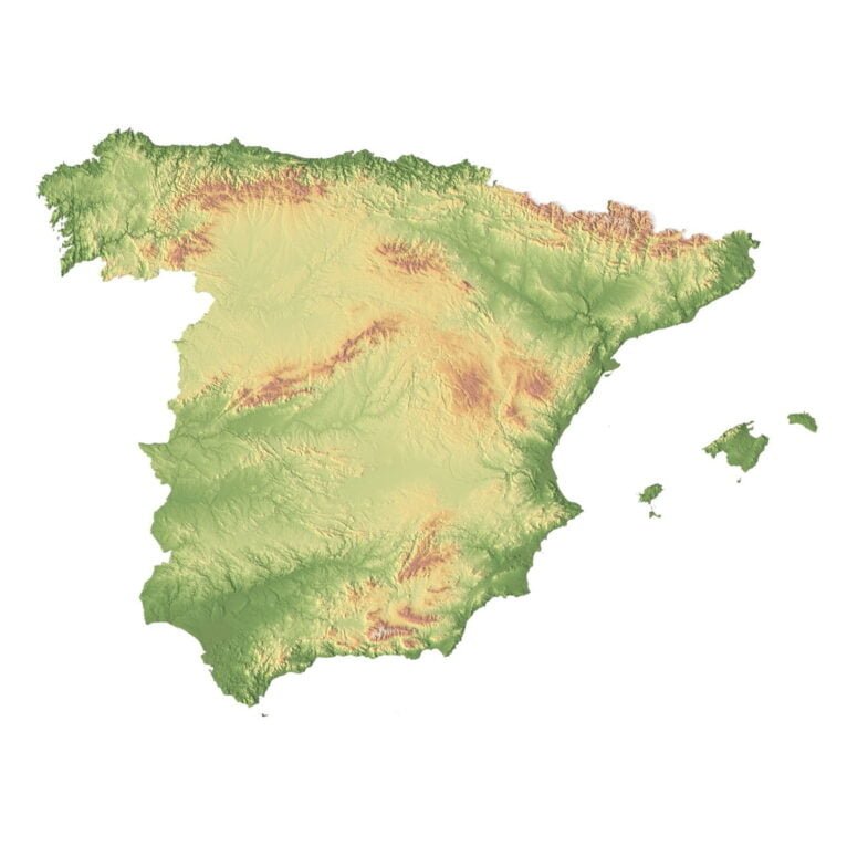 Explore Spain terrain in 3D