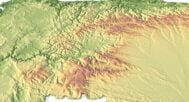 OBJ 3D model of Spain terrain