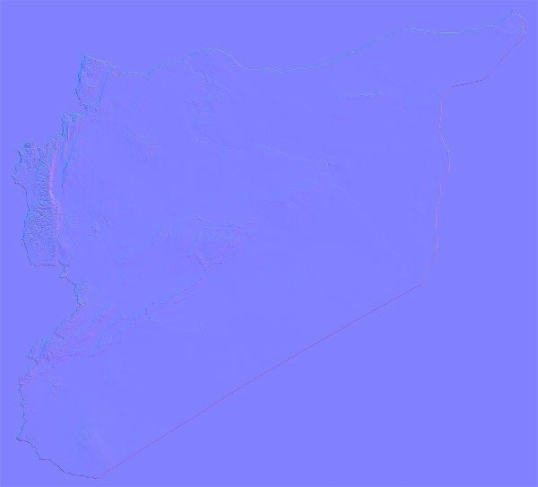 Syria Normal Map