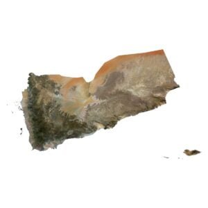 Yemen 3D model terrain