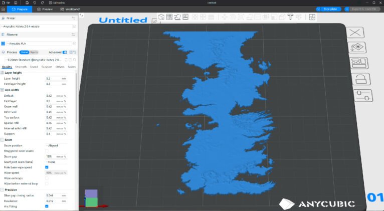 Westeros Map 3D Model - Image 22